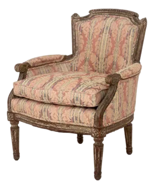 Louis XVI Style Upholstered Children's Bergere