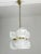 Metal Mid-Century Murano Glass and Gold Metal Chandelier, 1960s For Sale - Image 7 of 13