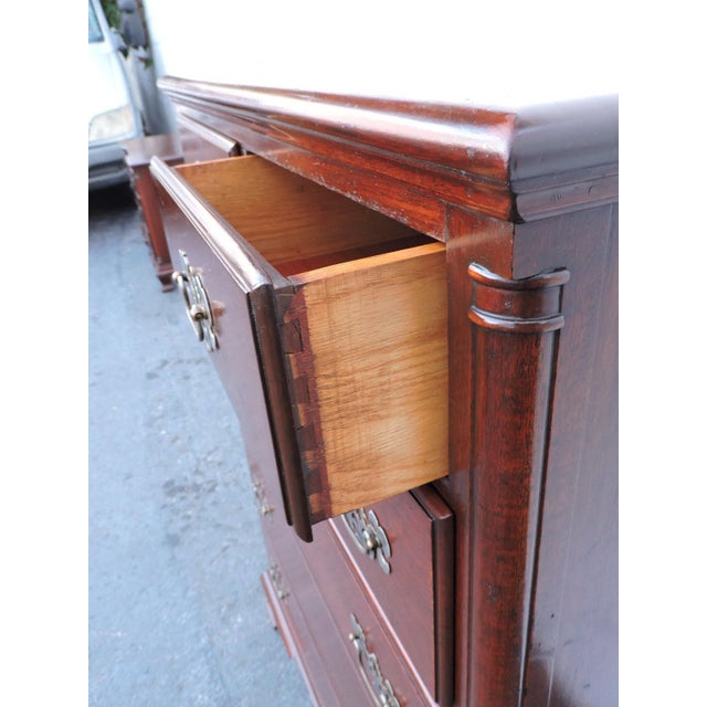 Solid Mahogany Chest Of Drawers By James Mccreery And Co New York Chairish