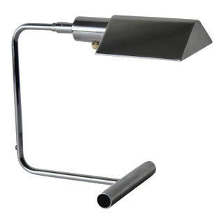 1970s Koch & Lowy Omi Chrome Articulating Modernist Desk Lamp For Sale