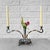 Art Deco Style Candelabras in Chrome and Marble, Sweden, 1950s, Set of 2 For Sale - Image 3 of 11