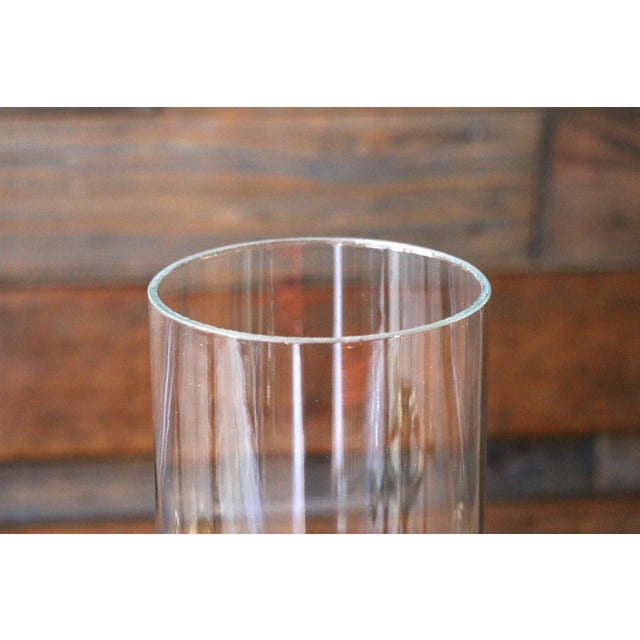 Vintage Pair of Chapman Brass & Glass Hurricane Candle Holders, 1985 For Sale - Image 15 of 18