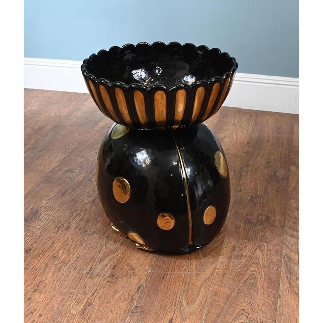Mid-Century Modern Italian Planter in Porcelain For Sale - Image 4 of 5