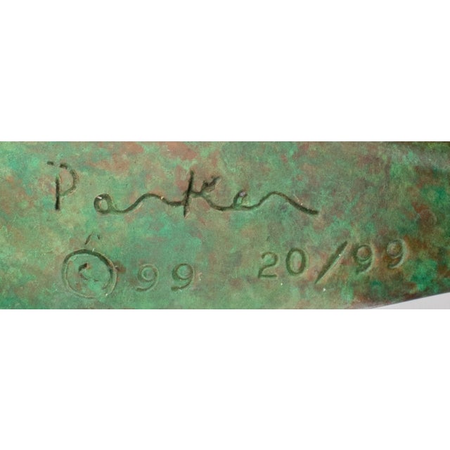 Ronald K. Parker "Love" Bronze Sculpture, 1999 For Sale - Image 10 of 11