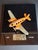 Share Vintage 1930s Hubley Cast Iron Tat Nc-491 Dual Prop Airplane Toy Orange Nickel For Sale - Image 9 of 15
