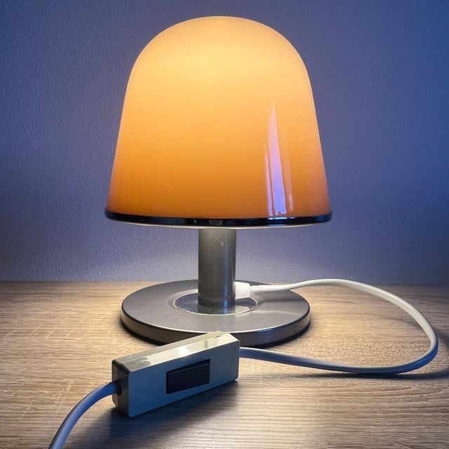 Mid-Century Modern Table Lamp by Franco Bresciani for Meblo, Italy, 1970s, in Very Good conditions. Designed 1970 to 1979...