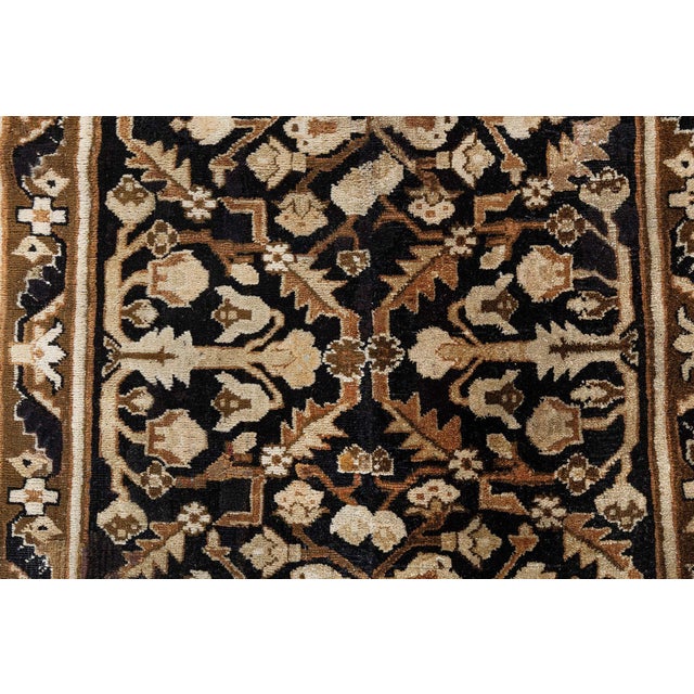 Doris Leslie Blau Antique Agra Indian Beige Runner - c. 1920 (Size Adjusted) For Sale - Image 4 of 9