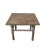 Contemporary Rustic Antique Wood Side Table For Sale - Image 3 of 9
