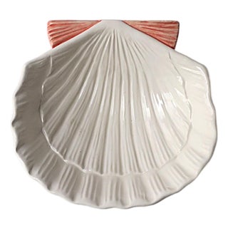 Italian Scallop Seashell Bowl For Sale