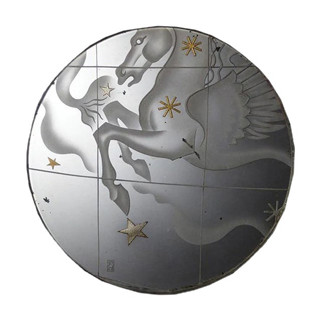 Engraved Glass by Pierre Dumas For Sale