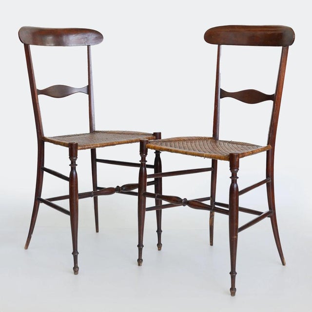 Campanino Chiavari Chairs from Fratelli Levaggi, 1950s, Set of 2 For Sale - Image 15 of 15