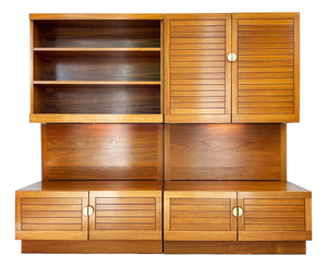 Ulferts Tibro Teak Wall Units from Ulferts Möbler, 1970s, Set of 2