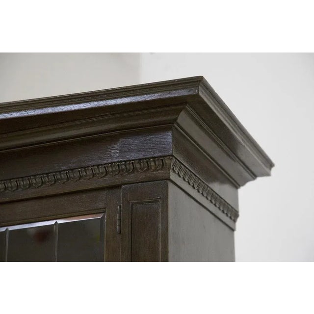 Wooden Sideboard with Marble and Brass Details by Ignaz Herlinger, 1890s For Sale - Image 10 of 12