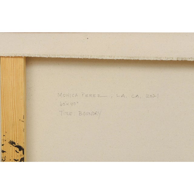 Monica Perez "Boundry" Original Acrylic Painting on Canvas 2021 For Sale In New York - Image 6 of 7