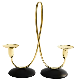 Brass Candleholder, Vienna, Austria, 1950s