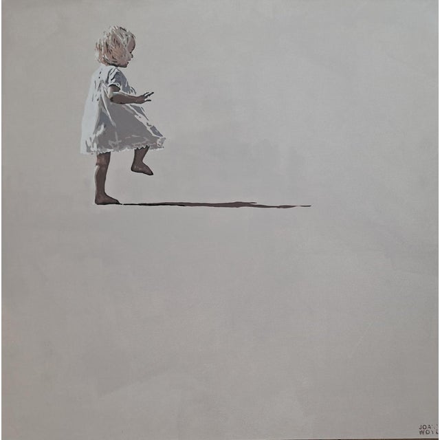 Contemporary Joanna Woyda, The Beach: The First Step, 2025, Acrylic on Canvas For Sale - Image 3 of 6