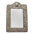 Victorian Floral Repousse Embossed Sterling Silver Dresser Mirror C1900 For Sale