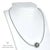 Diamond Tahitian South Sea Pearl Necklace 0.5 TCW 14k Gold Certified For Sale - Image 4 of 7