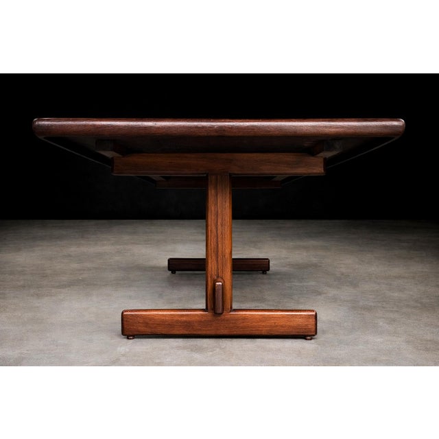 1960s Brazilian Modern Dining Table in Rosewood by Jorge Jabour, 1960s For Sale - Image 5 of 13