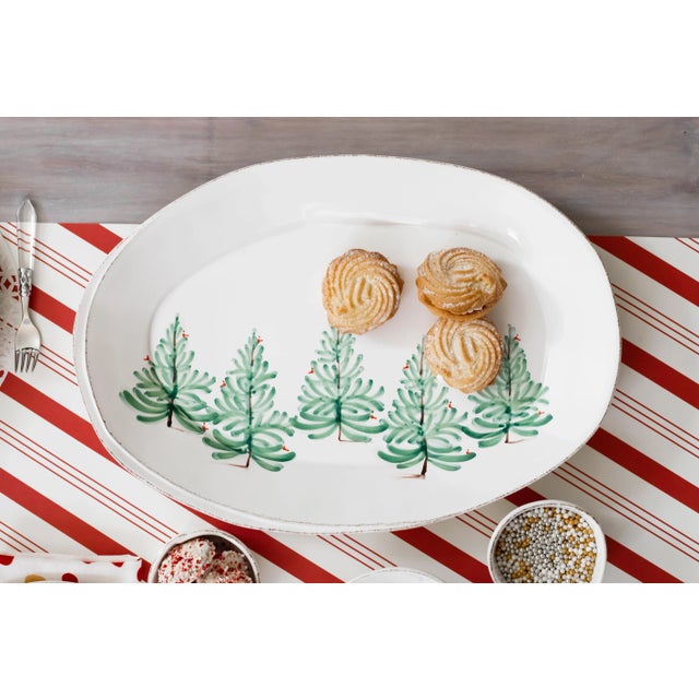 Lastra Holiday’s unique silhouettes and cheerful design take a new form on the Melamine Lastra Holiday Oval Platter....