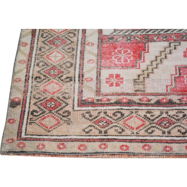 Vintage Turkish Anatolian Knotted Wool Rug, 5'2''x10'3'' For Sale - Image 4 of 5