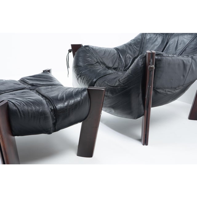 Set of MP-111 Lounge Chair and Ottoman from Percival Lafer, 1970s For Sale - Image 10 of 17