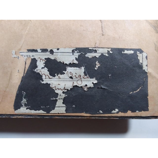 1910s Arthur B Brook Mezzotint Print of Madame Molé-Reymond With Muff For Sale - Image 11 of 13