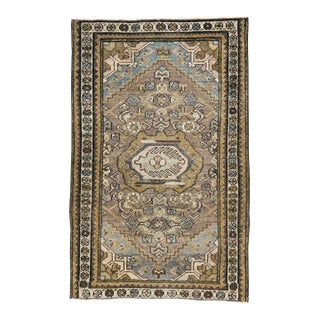 Galerie Shabab Collection Early 20th Century Persian Malayer Throw Rug For Sale