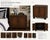 English Vintage Ralph Lauren Style Woven Cabinet With Saddle Leather Trim For Sale - Image 3 of 3