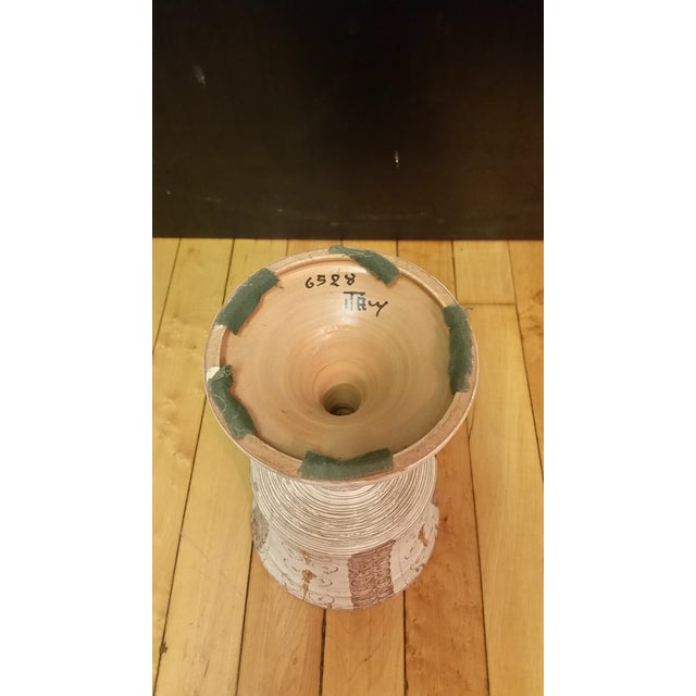Vintage Fratelli Fanciullacci Italy Sgraffito Chalice Planter For Sale In New York - Image 6 of 7