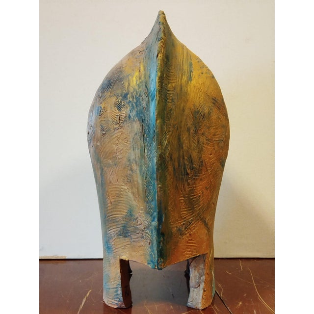 Ceramic Tiberra, Achilles, 2009, Terracotta For Sale - Image 7 of 12