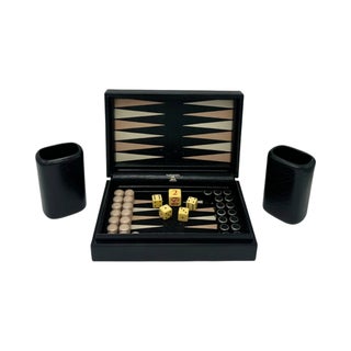 Vintage Vanderbilt Whitney Estate T. Anthony Travel Backgammon Set Game For Sale