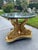 1910s Rare Italian Dolphin Table, Circa 1910–1930, Restored Gold Leaf & Original Green Marble For Sale - Image 5 of 12