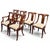 Traditional Late 20th Century Stickley Cherry Klismos Regency Style Dining Chairs, Set of 6 With Two Armchairs For Sale - Image 3 of 15