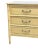 Vintage Henry Link Cream Colored Faux Bamboo Six Drawer Dresser For Sale - Image 4 of 15