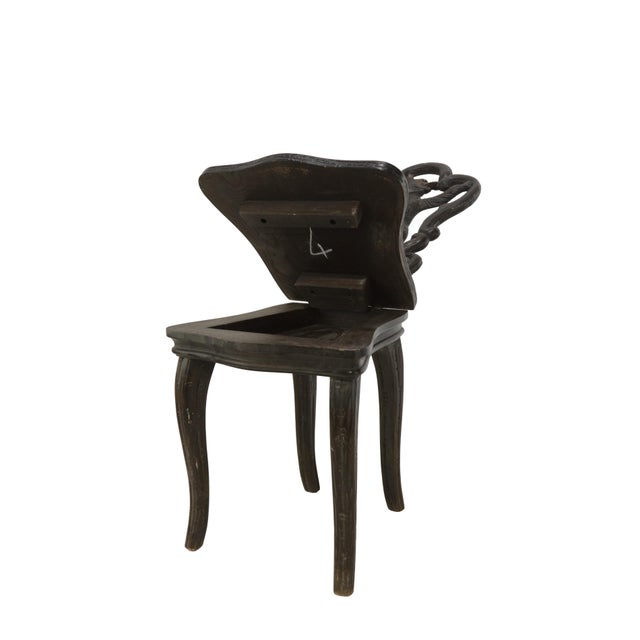 Mid 19th Century A Classic Late 19th-Century Swiss Brienz "Black Forest" Style Carved Bear Chair. For Sale - Image 5 of 12