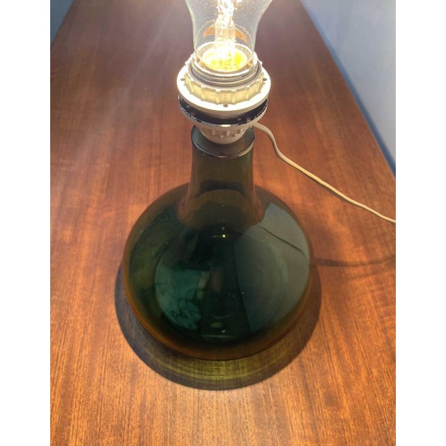 Mid-Century Danish Glass Table Lamp from Holmegaard, 1960s For Sale - Image 10 of 18