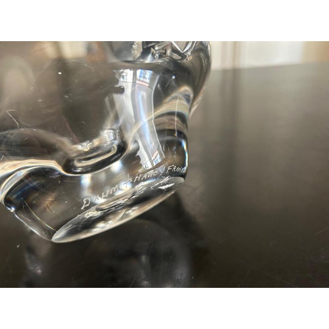 Glass Crystal Candleholder by Jean Daum for Daum, 1970s For Sale - Image 7 of 9