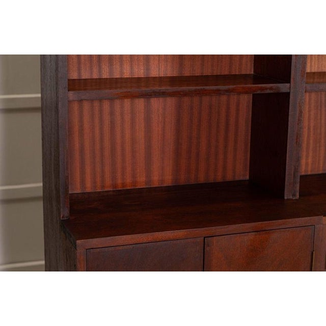 Mid-Century Modern Mahogany Sectional Bookcase, 1960s For Sale - Image 14 of 16