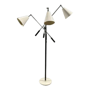 Italian Triennale Three-Arm Articulating Floor Lamp Angelo Lelii