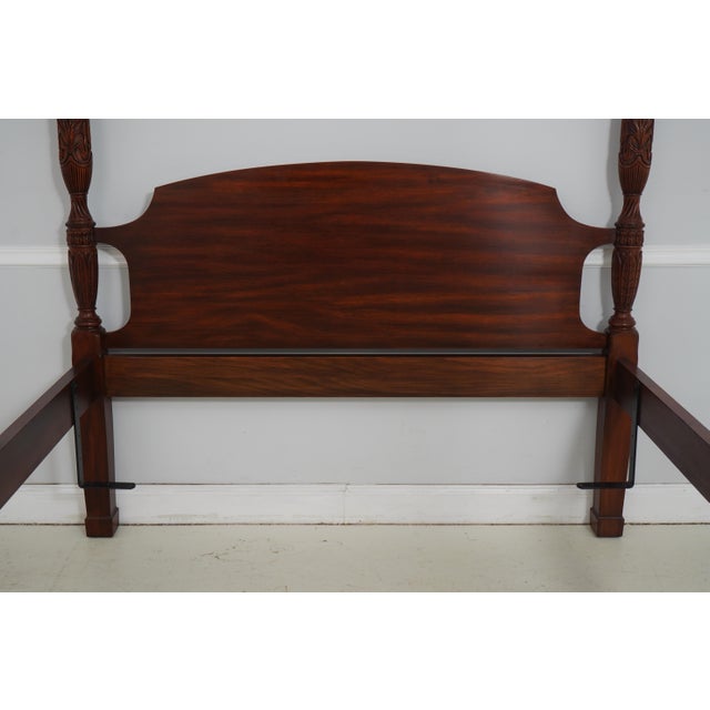 Henkel Harris Henkel Harris Queen Size Mahogany Model 150 Poster Bed For Sale - Image 4 of 16