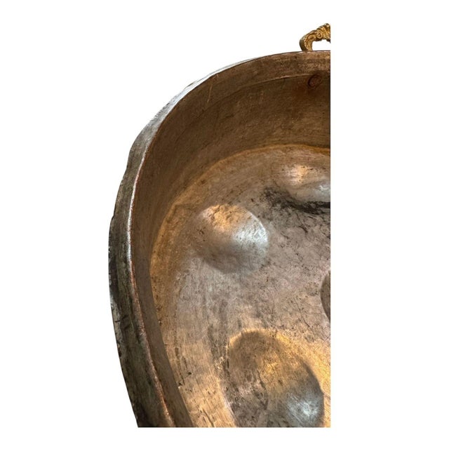 19th Century 19th Century Copper Poacher With Brass Handles For Sale - Image 5 of 5