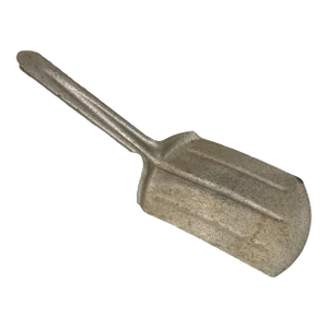 1950s Handy Shovel Ash Coal Fireplace Scoop Vintage Tool in Aluminum