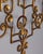 Vintage Italian Wall Coat Rack in Gilt Wrought Iron, 1950s For Sale - Image 11 of 14