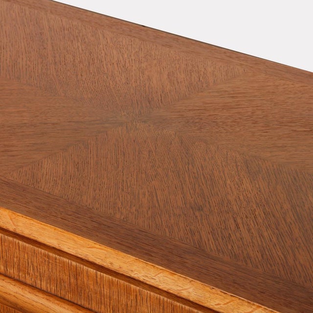 Brown French Wooden Buffet, 1940s For Sale - Image 8 of 11