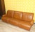 Baseball Style Ottoman in Leather Cognac, 1970s For Sale - Image 12 of 13