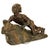 Antique French Art Deco Bronze Sculpture Native American Indian Hunter Scout by René-André Varnier, Circa 1920 For Sale - Image 4 of 18