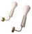 Wall Lamps in Brass and Glass in the style of Arredoluce, Set of 2 For Sale