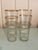 Art Deco Vintage Glassware Set With Gold Trim - Set of 6 For Sale - Image 3 of 4