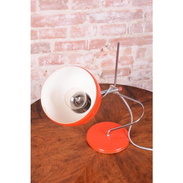 Mid-Century Modern Mid-Century Modern Table Lamp in Chrome by J. Hůrka for Lidokov, Czech, 1960s For Sale - Image 3 of 11